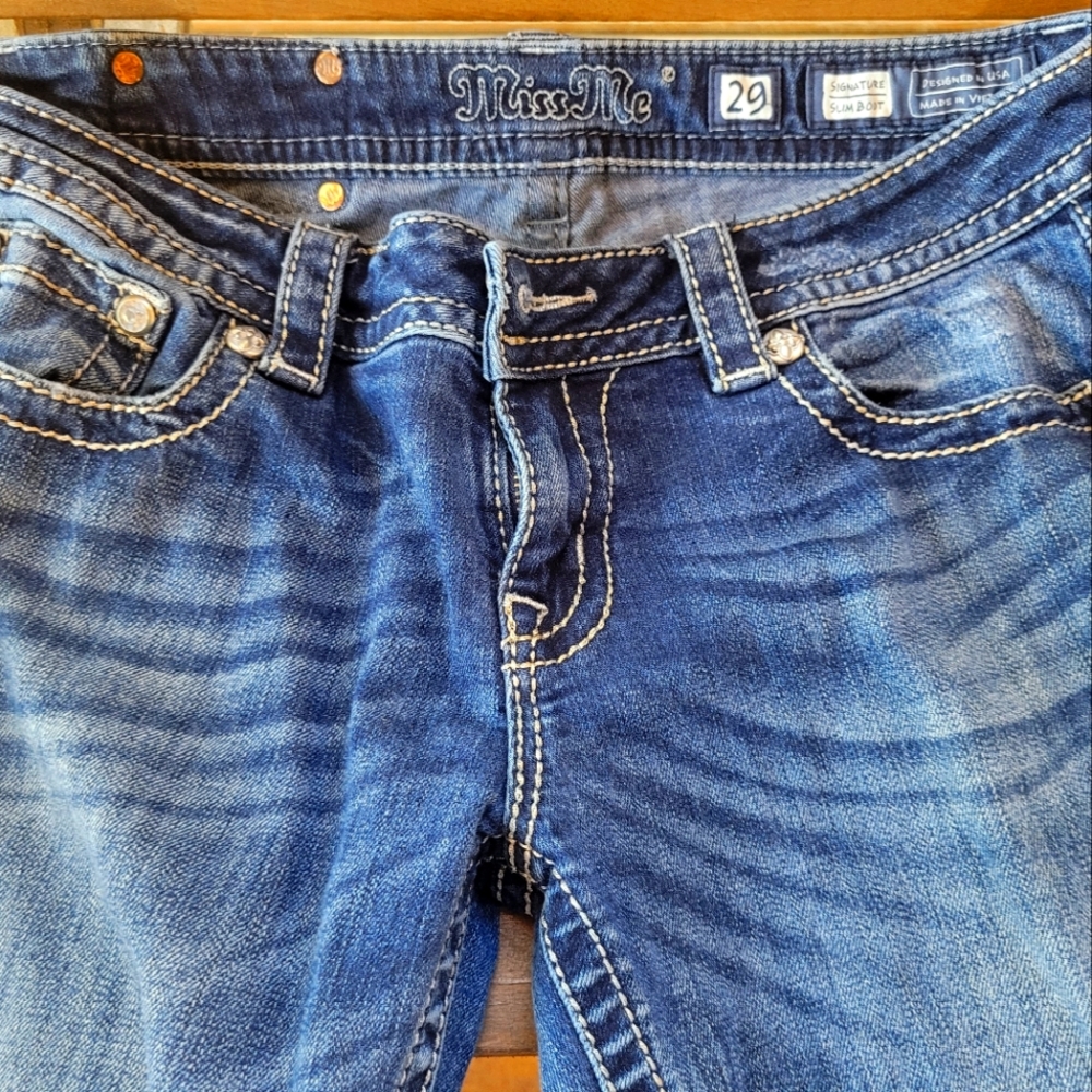 Women's Miss Me Jeans Size 29 Slim Boot